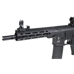 Replica airsoft AEG SHINOBI BLACK SAIGO DEFENSE M4-M16, 130-round magazine