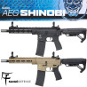 Replica airsoft AEG SHINOBI BLACK SAIGO DEFENSE M4-M16, 130-round magazine