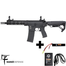 Replica airsoft pack AEG SHINOBI BLACK SAIGO DEFENSE...
