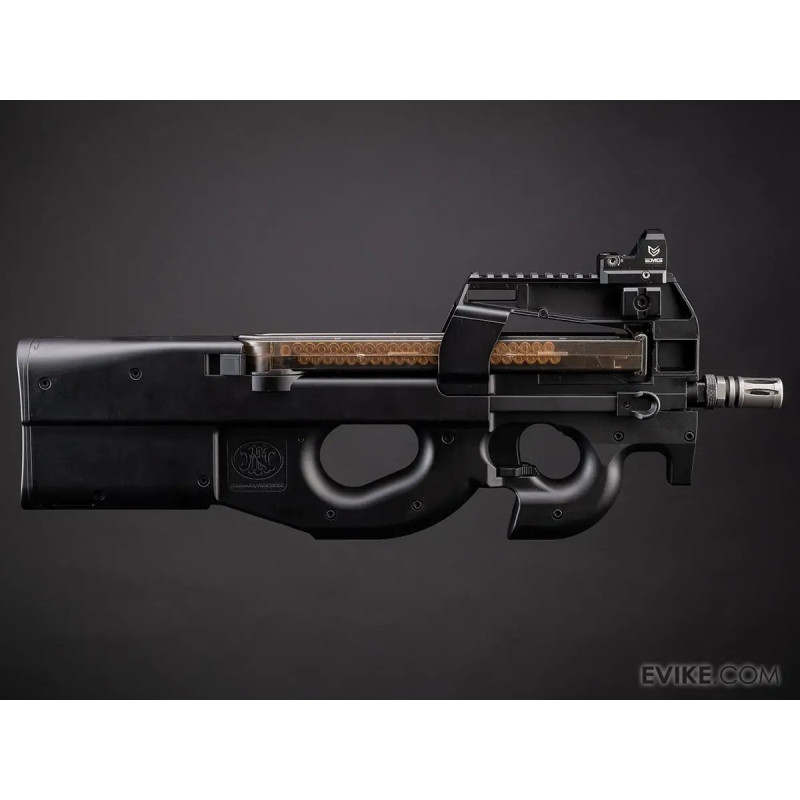 SoftAir Licensed FN P90® Full Size Metal Gearbox Airsoft AEG (Color: Black)