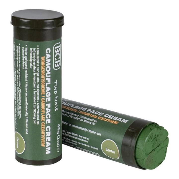 BCB Tubes crèmes maquillage camo bi-color RP1480 brown/ Green