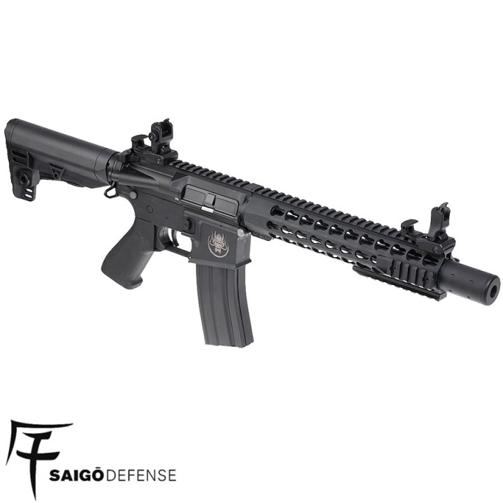 AEG KENJI LONGUE NOIR COMBO SAIGO DEFENSE - Airsoft AEG guns