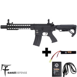 airsoft AEG KENJI LONG S BLACK COMBO SAIGO