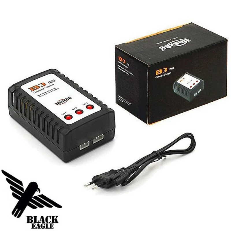 Compact Universal Charger B3 LiPo / Li-Ion / Li-Fe - Black Eagle