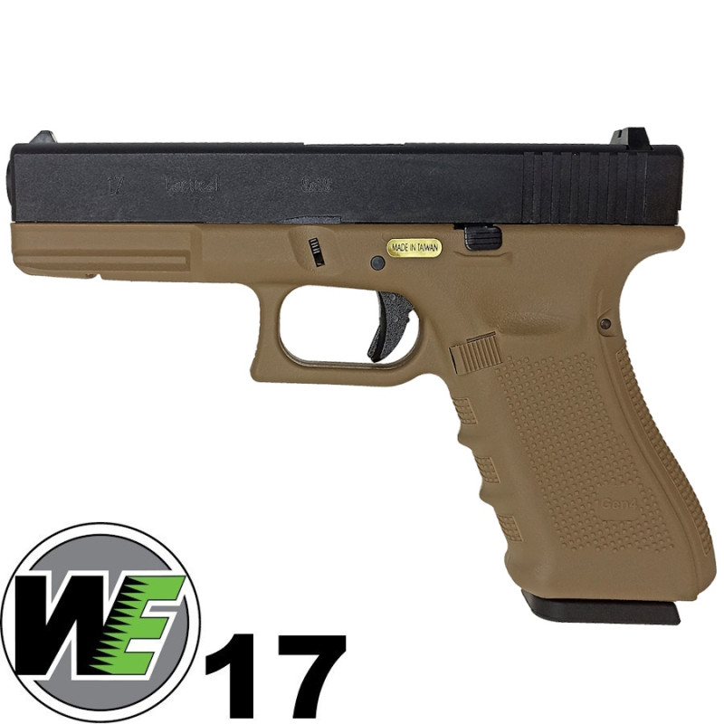 copy of Airsoft Pistol Gas WE R17 Gen4 GBB Blowback Replica G17 Black