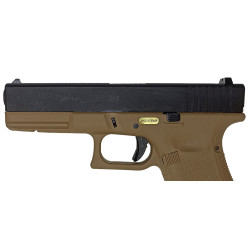 Détail culasse mobile métal réplique WE R17 Gen4 Tan