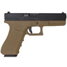 Réplique G17 GBB WE R17 Gen4 culasse métal couleur Tan