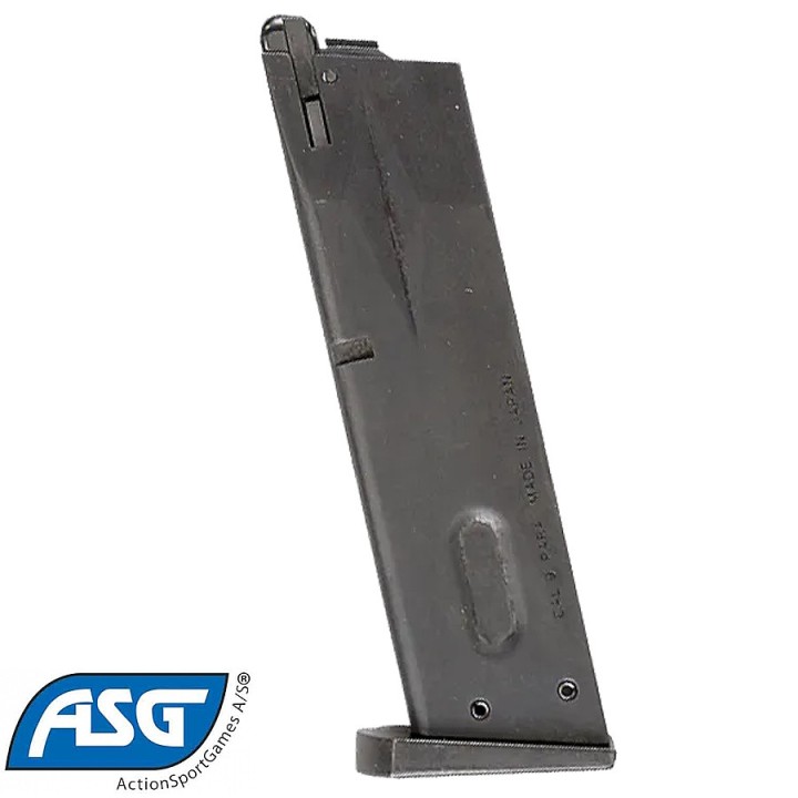 Airsoft magazine GBB M9 25 rd - ASG 12632 metal