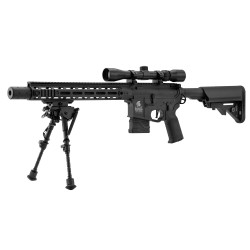 réplique dmr airsoft anti-sniping avec lunette et bipied