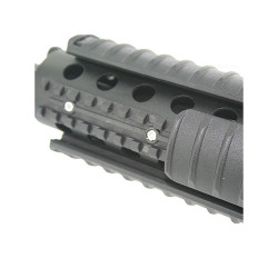 6.25" Black Checkered Rail Cover Black Eagle Corporation