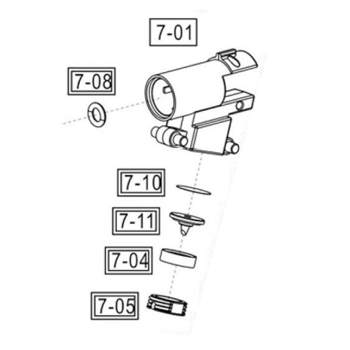 Percuteur CO2 ASG | Spare part CZ75 P-07 and STI Duty