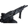Mitrailleuse airsoft électrique G&G CM16 LMG rails Picatinny