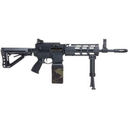 CM16 LMG G&G Armament avec garde-main M-LOK et ammobox électrique