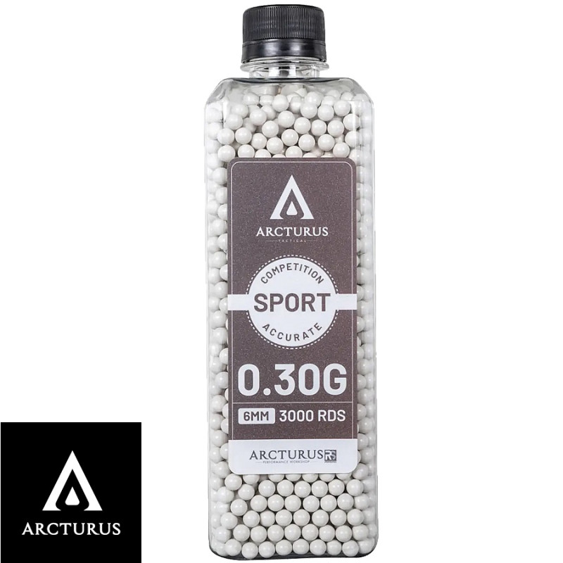 billes airsoft 0.30g Arcturus haute précision 6mm