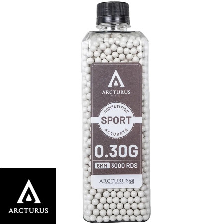 billes airsoft 0.30g Arcturus haute précision 6mm