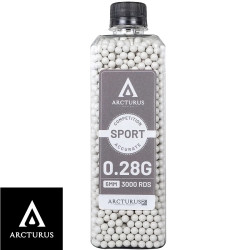 billes airsoft 0.28g Arcturus RS SPORT bouteille 3000 BBs