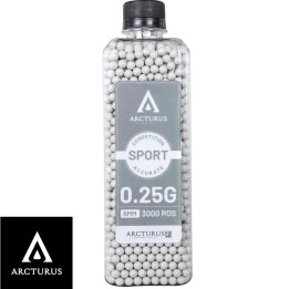 Arcturus RS SPORT 0.25g Airsoft BBs | 3,000-BB Match-Grade Bottle