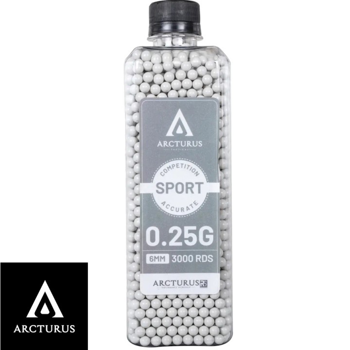 Arcturus RS® SPORT Match Grade 0.25g billes 3000 pcs bouteille