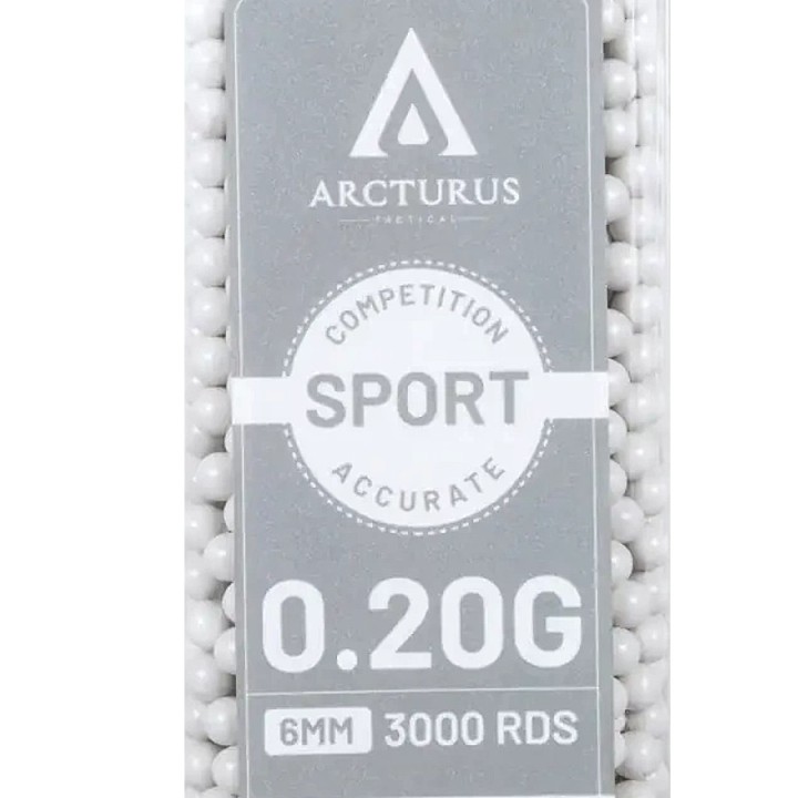 Airsoft balls 0.20g Arcturus RS SPORT Match Grade | 3000 high precision balls