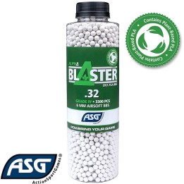 Billes airsoft biodégradables ASG Alpha Blaster PLA 0,32g en bouteille