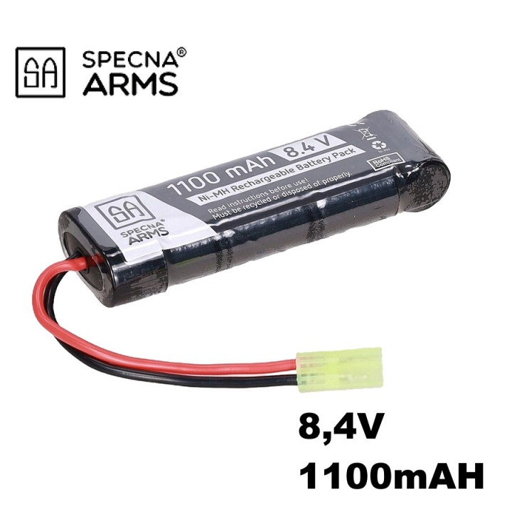 Specna Arms 8.4V 1100mAh NiMH Battery - Mini Tamiya Connector