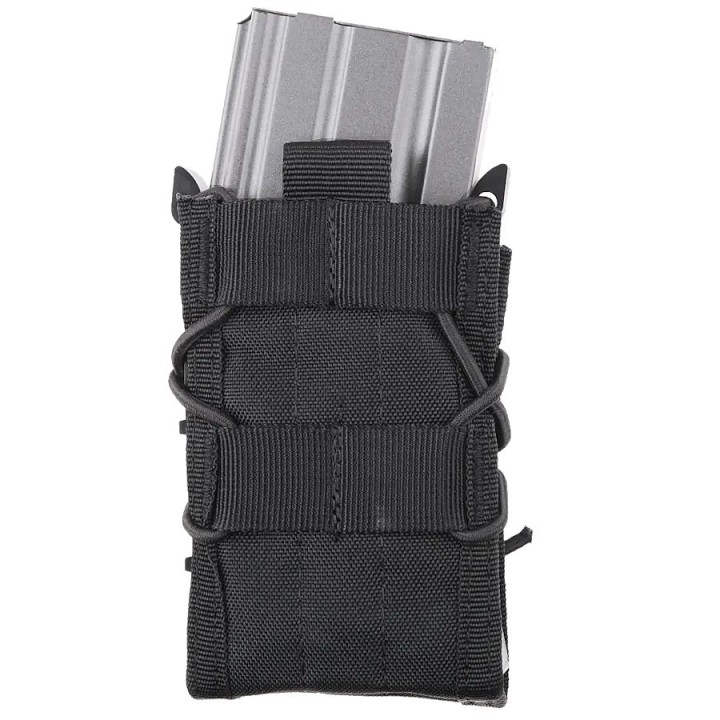 Porte chargeur Open top avec cordon de rétention élastique GFC Tactical