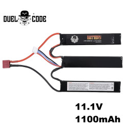 BATTERIE LIPO 11.1V 1100MAH 25C(3PC) T-DEAN DUEL CODE