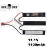 BATTERIE LIPO 11.1V 1100MAH 25C(3PC) T-DEAN DUEL CODE