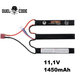 BATTERIE LIPO 11.1V 1450MAH 25C T-DEAN DUEL CODE