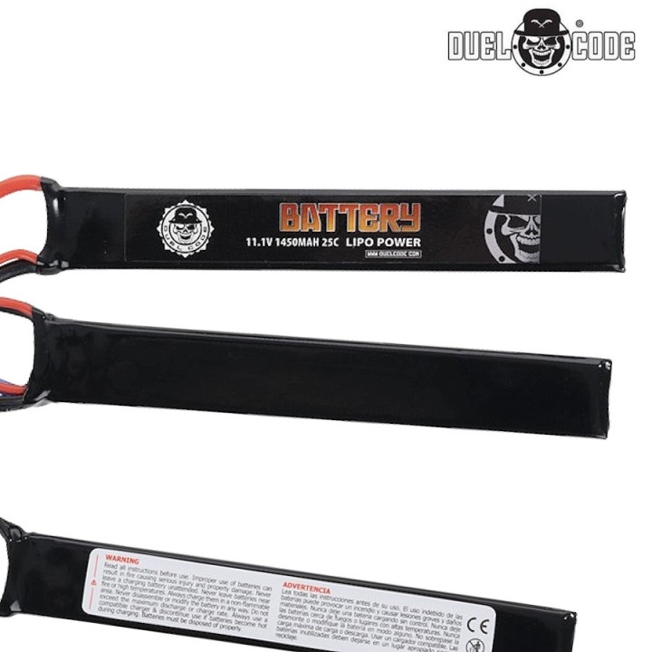 Batterie airsoft LiPo 11.1V avec connecteur T-Dean compacte