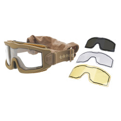 Masque série AERO Thermal avec 3 écrans (Noir)