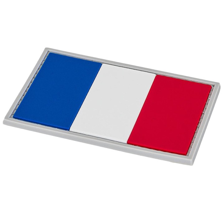Écusson drapeau français velcro haute résistance pour tenue airsoft Black Eagle