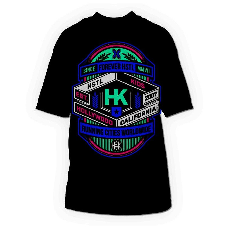 T-SHIRT WORLDWIDE TEE - BLACK - MED