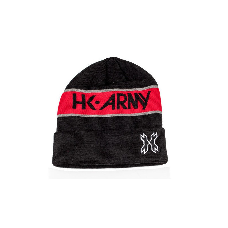 HK Army Beanie Attack Black Red