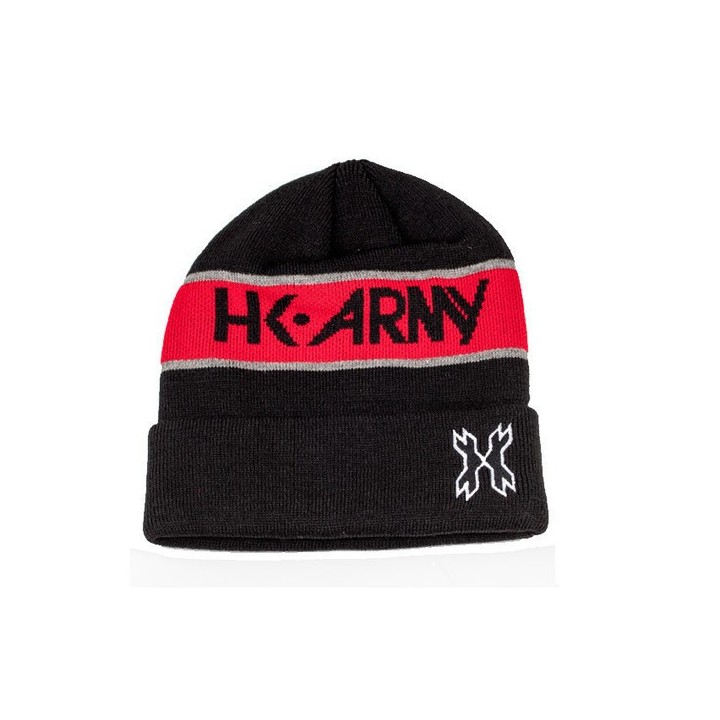 HK Army Beanie Attack Black Red - Beanies