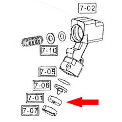 16182 Dan Wesson 7-01 + 16090 Steyr M9 7-03 + 17308 17307 Bersa 7-04 + small gasket 18105 7-03 [16090]