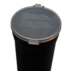 Black Eagle - Paintball Black Tube 140 Bullets .68 Caliber - Flick Lid Rapide