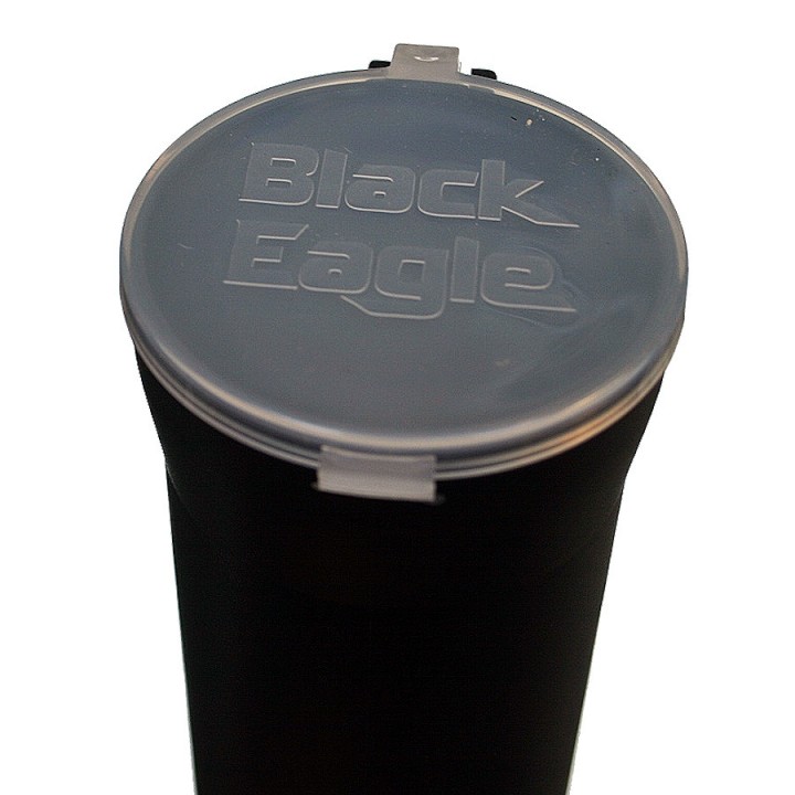 Pot paintball calibre 68 noir fermeture sonore renforcée Black Eagle
