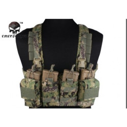 Airsoft Veste Porte chargeurs Easy Chest Rig - AOR2 500D - Emerson