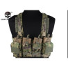 Airsoft Veste Porte chargeurs Easy Chest Rig - AOR2 500D - Emerson