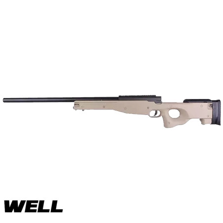Réplique fusil sniper Well L96 Warrior I beige