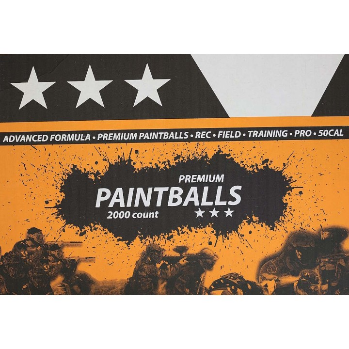 Paintball rounds calibre 68 pour marqueurs