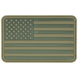 Patch USA fond noir/olive Dye - Patchs