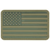 Patch USA fond noir/olive