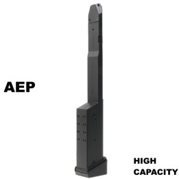 Chargeur haute capacité pour pistolet AEP Yakuza Delta Tactics noir