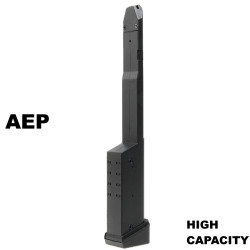 Chargeur haute capacité pour pistolet AEP Yakuza Delta Tactics noir