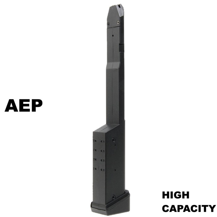 High-Cap 100 Ball AEP Yakuza Glock 18C Charger | Cyma