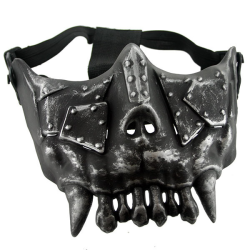 Desert Corp DC-03 Full Face Mask Silver