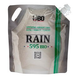 Billes Airsoft 6mm Rain BIO en sachet de 3500bbs