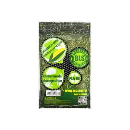 BLS BIO Airsoft Pellets 0.28g, 3500 BBs (Bag) - Black